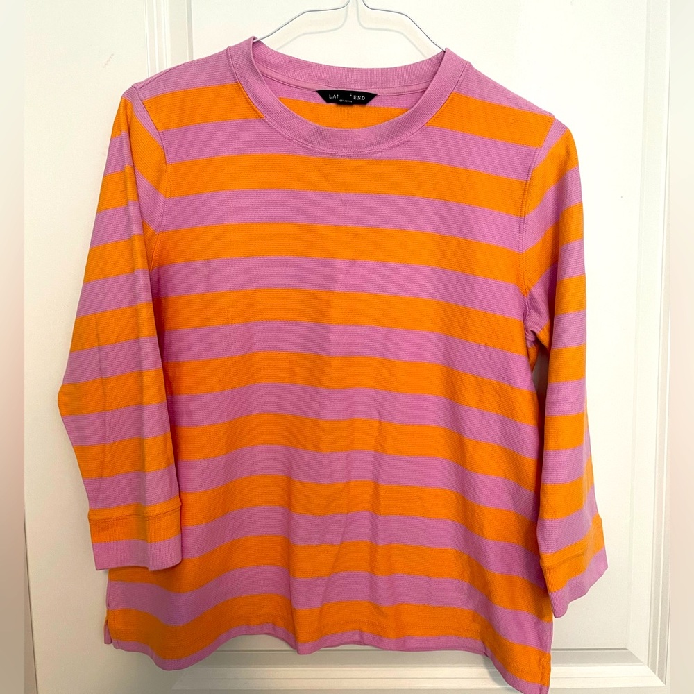VINTAGE Lands End striped tee